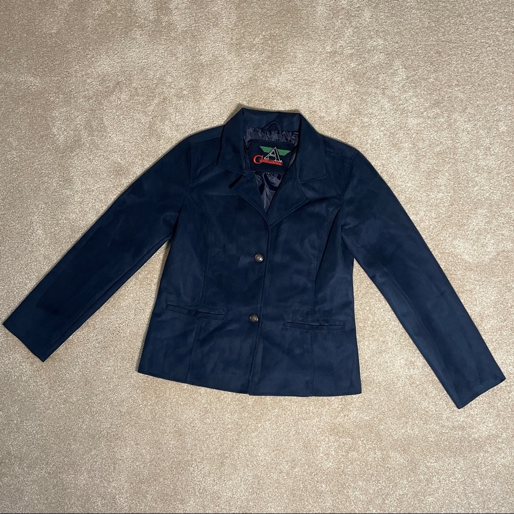 Armani Collezioni 100% PVC Leather Sports Jacket
